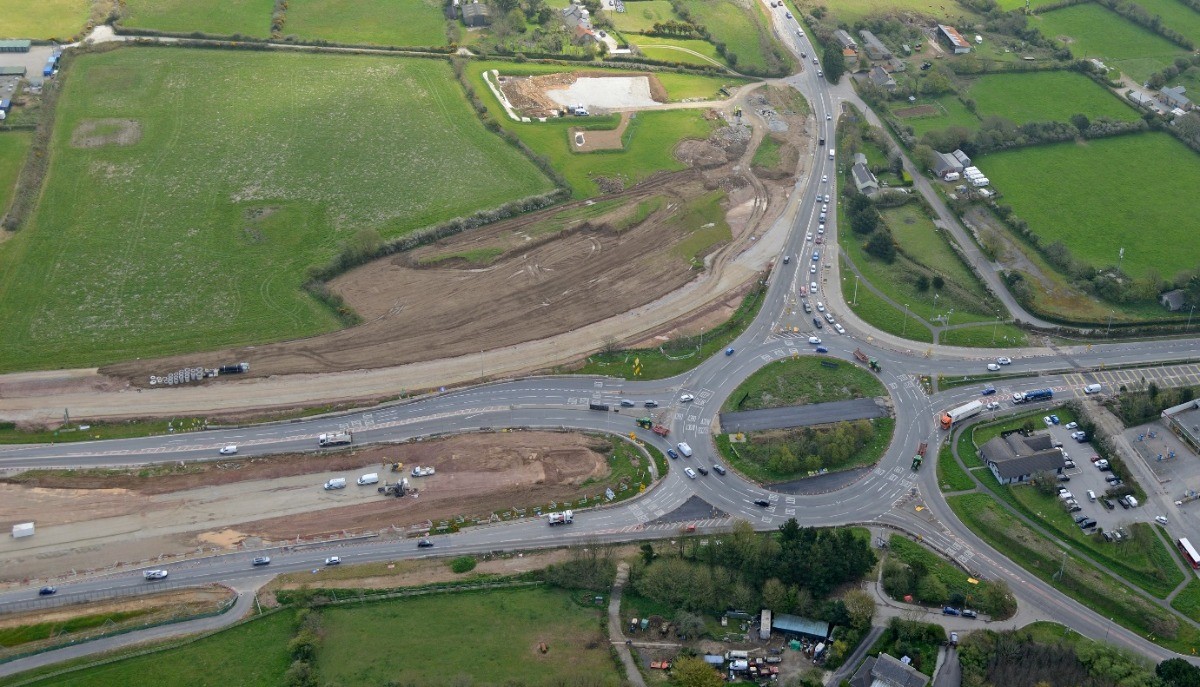 Part of the A30 to be closed this weekend